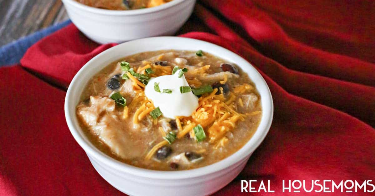 Chicken Black Bean Soup
 Black Bean & Chicken Soup ⋆ Real Housemoms