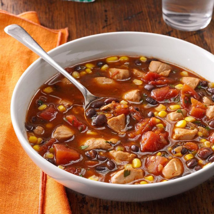 Chicken Black Bean Soup
 Chicken and Black Bean Soup Recipe