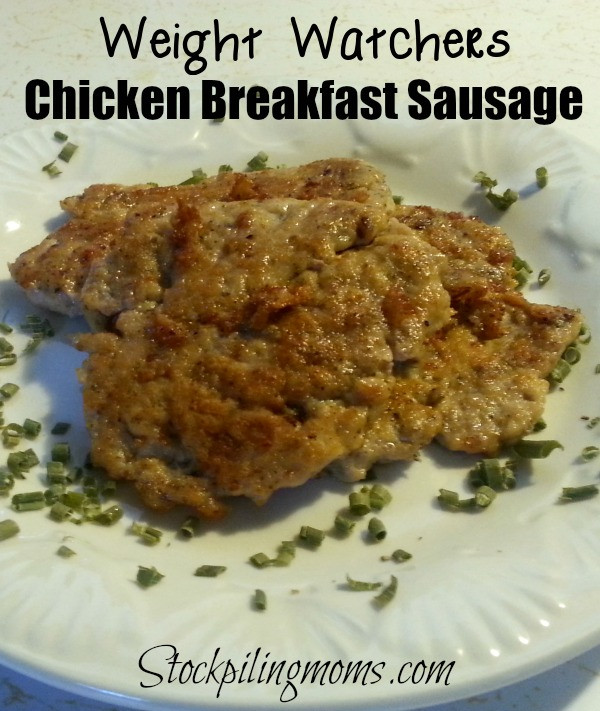 Chicken Breakfast Sausage Recipe
 Weight Watchers Chicken Breakfast Sausage