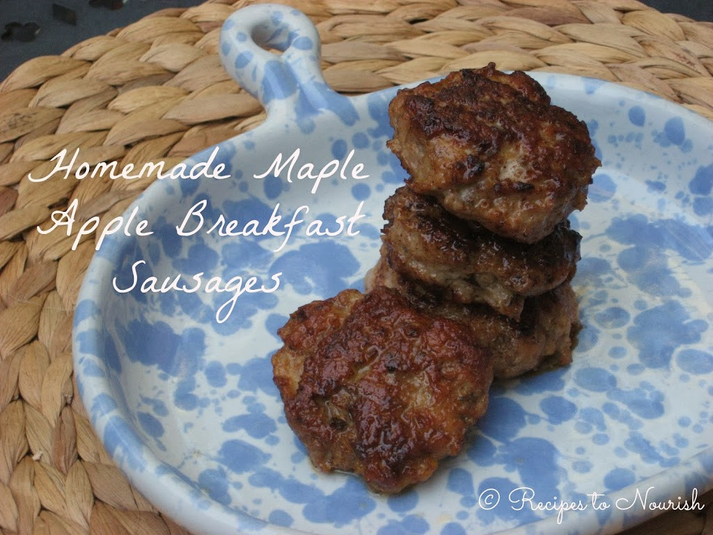 Chicken Breakfast Sausage Recipe
 Homemade Maple Apple Chicken Breakfast Sausages Recipes