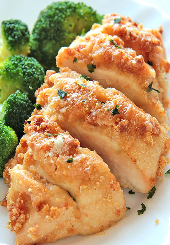 Chicken Breast Dinner Recipes
 Baked Garlic Parmesan Chicken Cakescottage