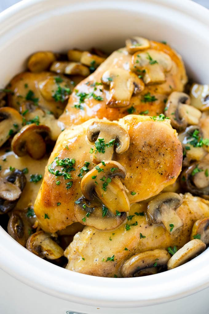 Chicken Breasts In Slow Cooker
 Slow Cooker Chicken Marsala Dinner at the Zoo