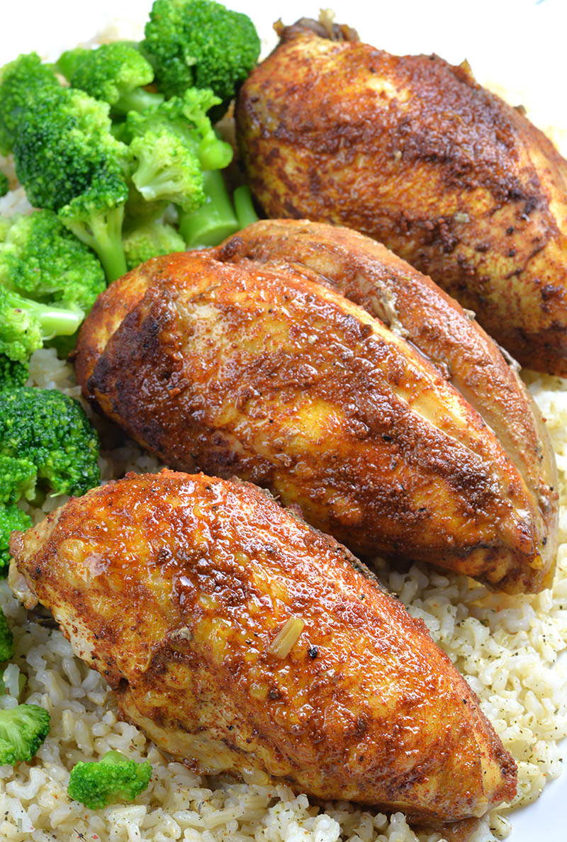 Chicken Breasts In Slow Cooker
 Healthy Slow Cooker Chicken Breast Recipe OMG Chocolate