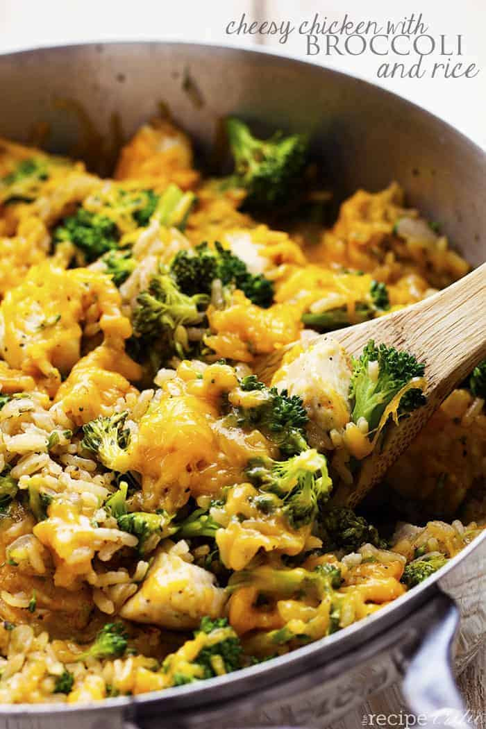 Chicken Broccoli And Rice
 e Pan Cheesy Chicken with Broccoli and Rice