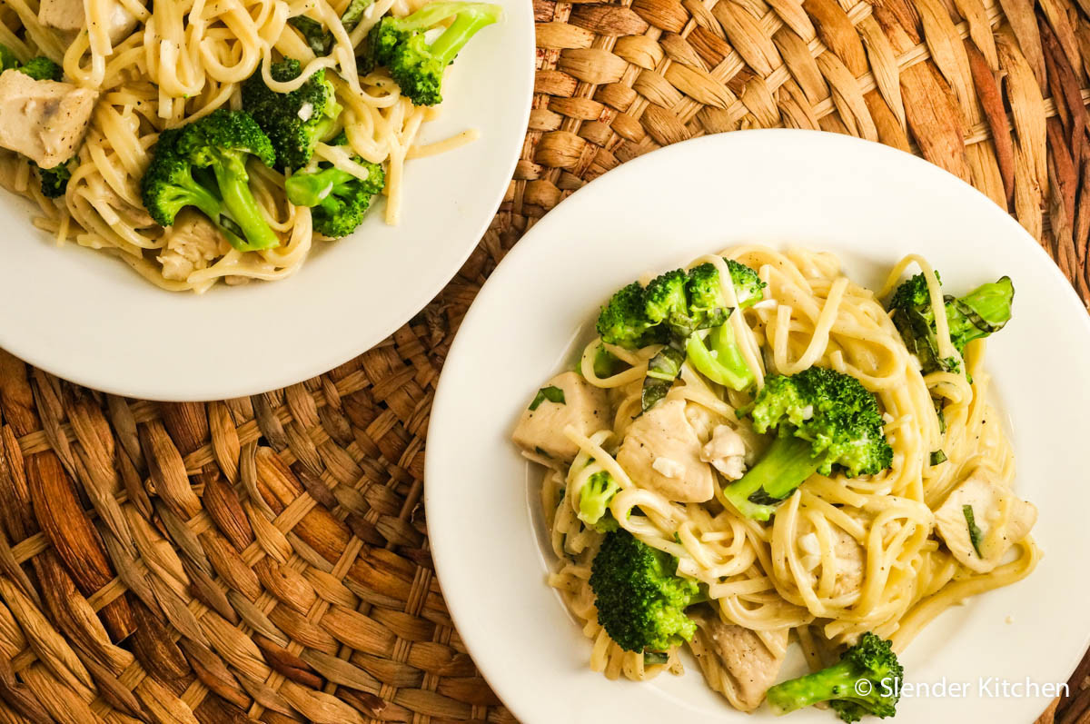 Chicken Broccoli Pasta
 e Pot Creamy Parmesan Chicken Broccoli Pasta Slender