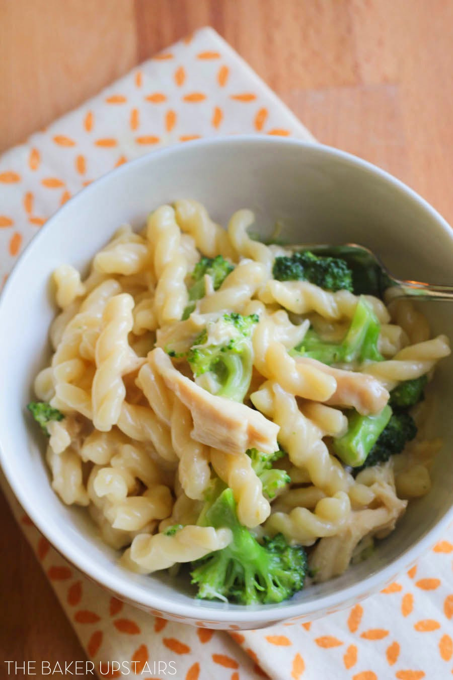 Chicken Broccoli Pasta
 The Baker Upstairs cheesy chicken and broccoli pasta