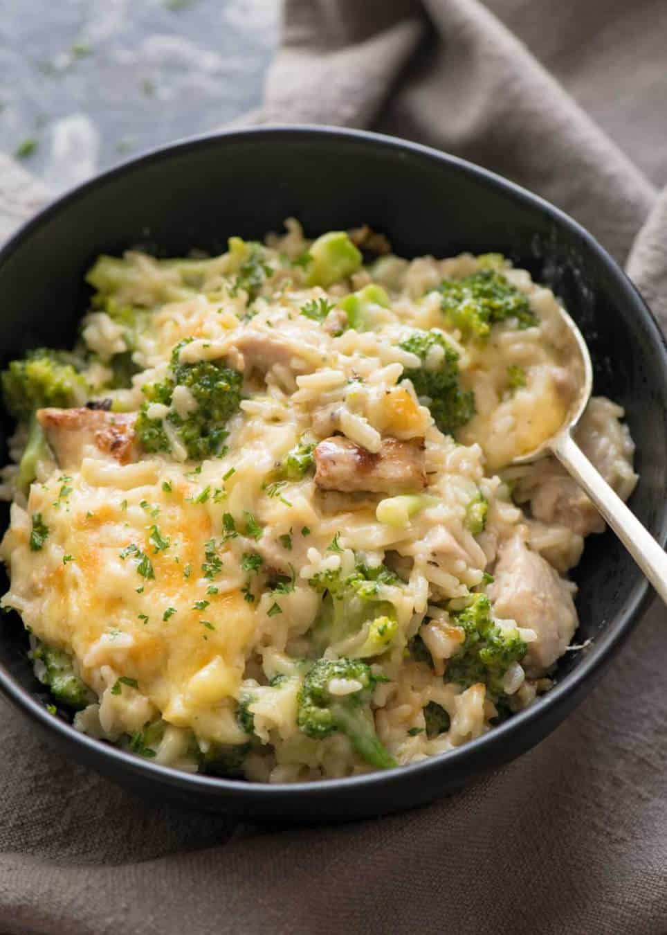 Chicken Broccoli Rice
 e Pot Chicken Broccoli Rice Casserole