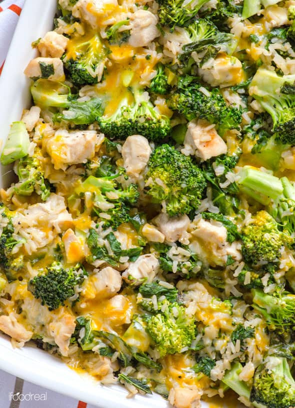 Chicken Broccoli Rice Casserole Recipe
 Healthy Chicken Broccoli Rice Casserole iFOODreal