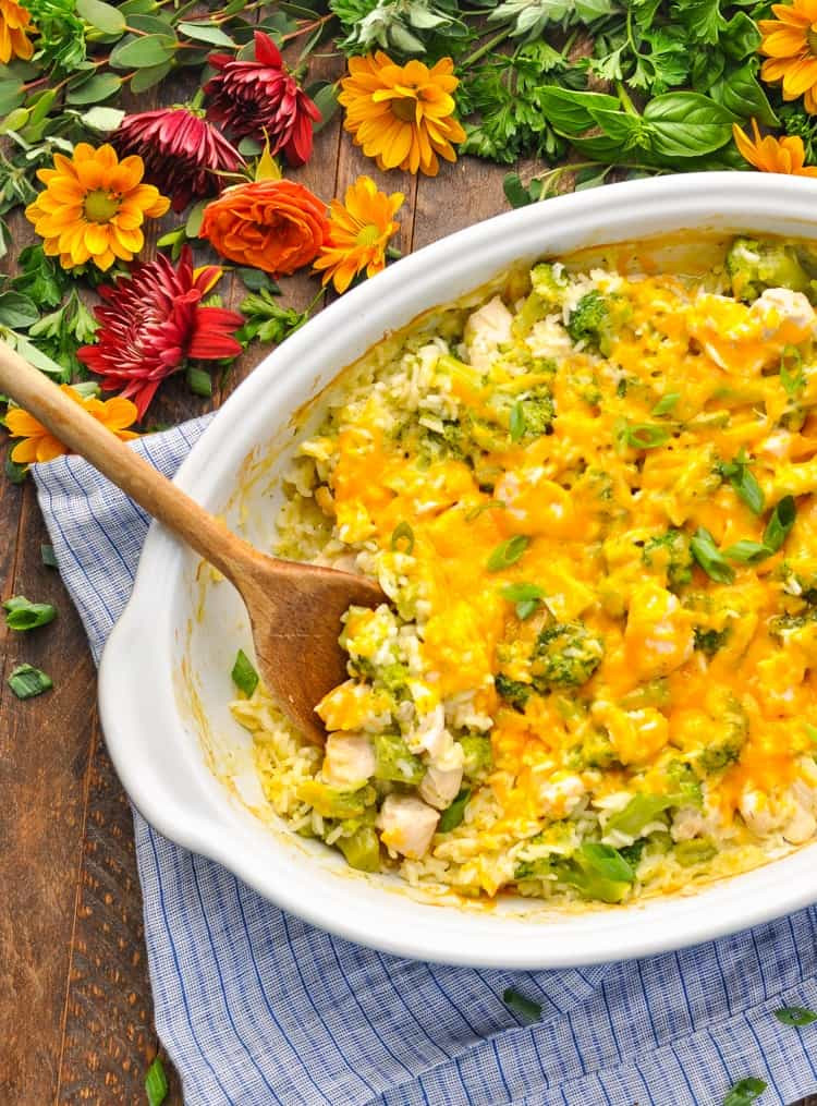 Chicken Broccoli Rice Casserole Recipe
 Dump and Bake Chicken Broccoli Rice Casserole The