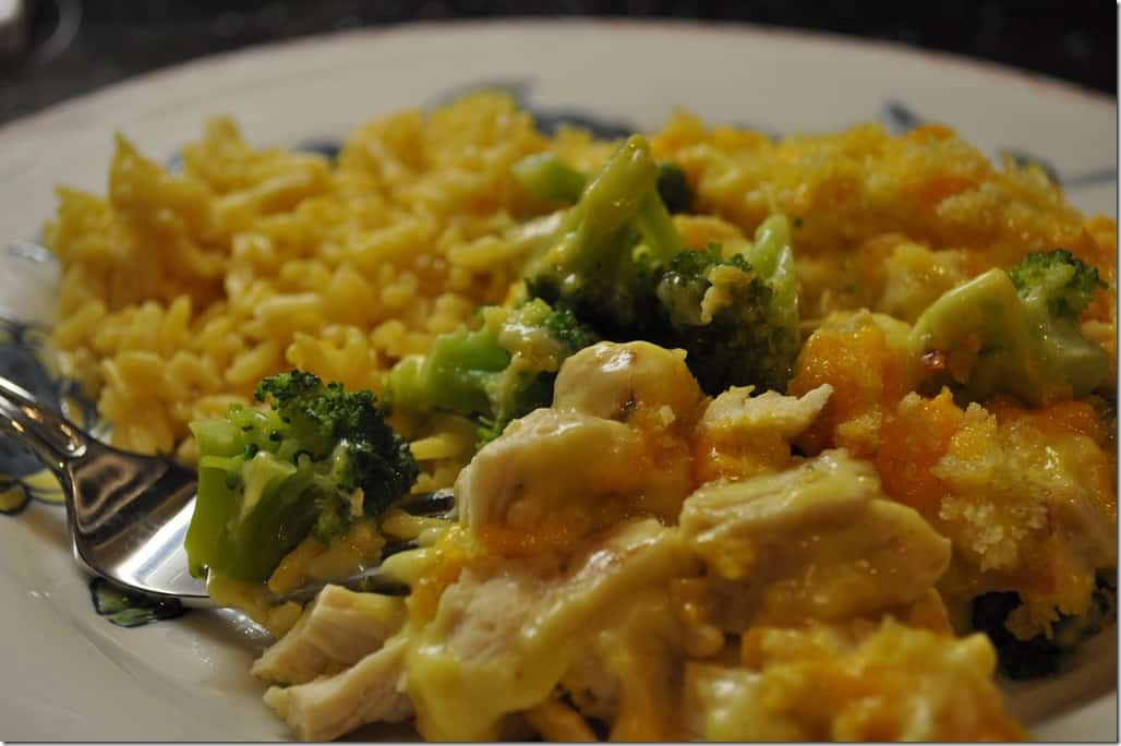 Chicken Brocolli And Cheese Casserole
 Chicken and Broccoli Casserole
