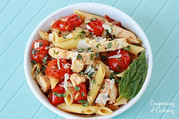 Chicken Bruschetta Pasta
 Tobins Tastes ad Light & Easy Bruschetta Chicken Pasta