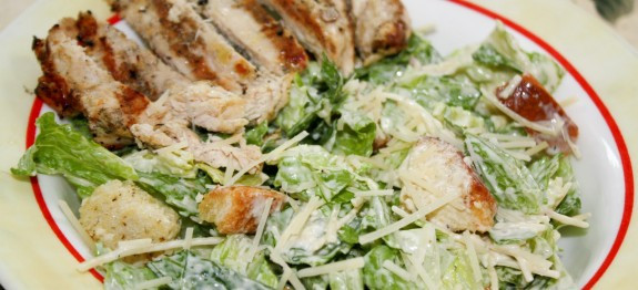 Chicken Caesar Salad Calories
 Low Calorie Grilled Chicken Caesar Salad LindySez