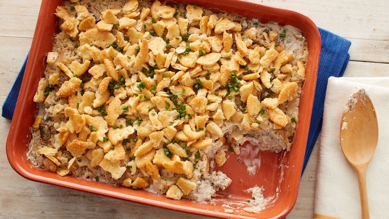 Chicken Casserole With Ritz Crackers
 Ritz™ Cracker Cream Cheese Chicken Bake recipe from Betty