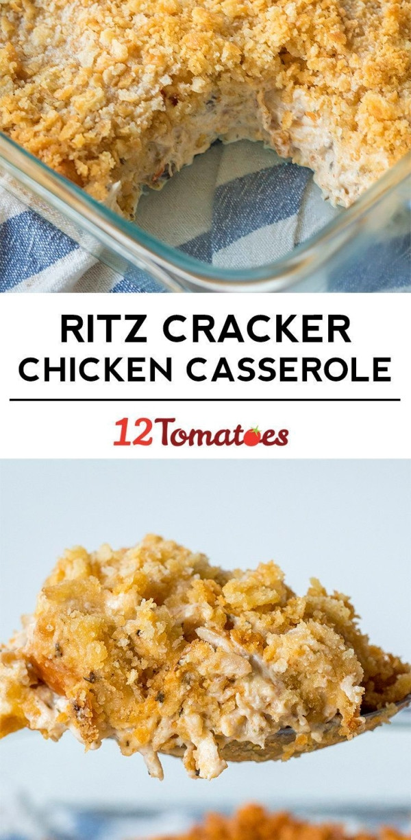 Chicken Casserole With Ritz Crackers
 Creamy Ritz Chicken Casserole