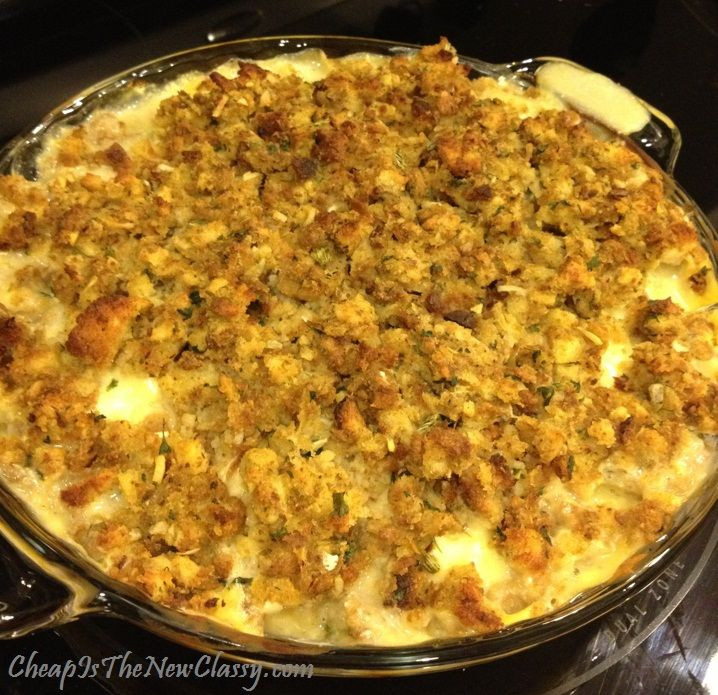 Chicken Casserole With Stove Top Stuffing And Cream Of Mushroom Soup
 Easy Chicken Bake Recipe 1 box Kraft Stovetop Stuffing