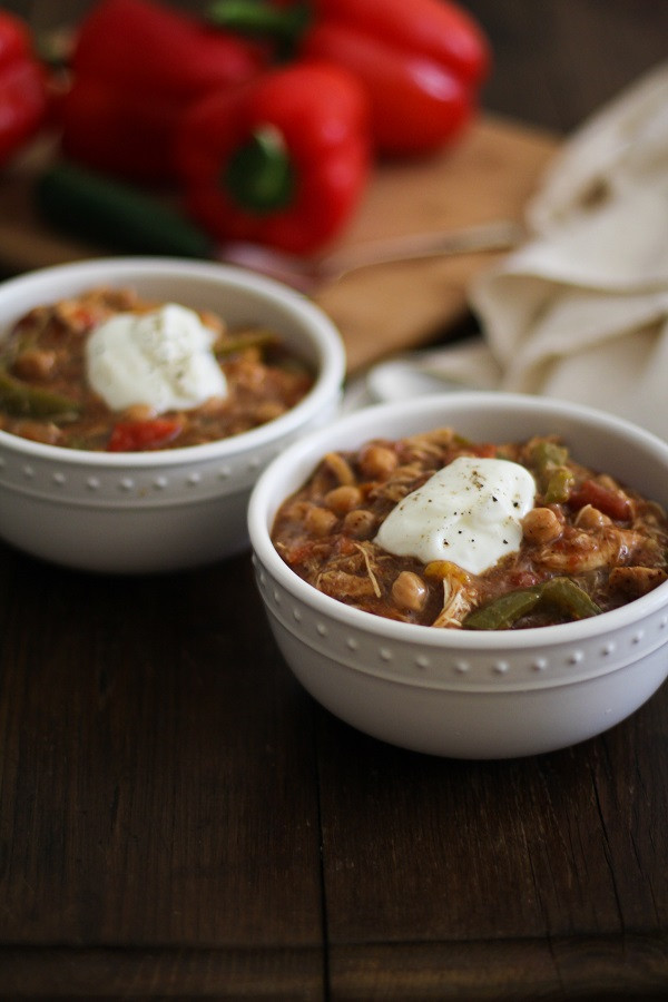 Chicken Chili Crock Pot
 Crock Pot Shredded Chicken Fajita Chili