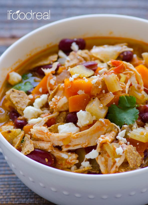 Chicken Chili Crock Pot
 Crockpot Buffalo Chicken Chili iFOODreal Healthy