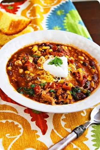 Chicken Chili Crockpot
 Crock Pot Chicken Taco Chili