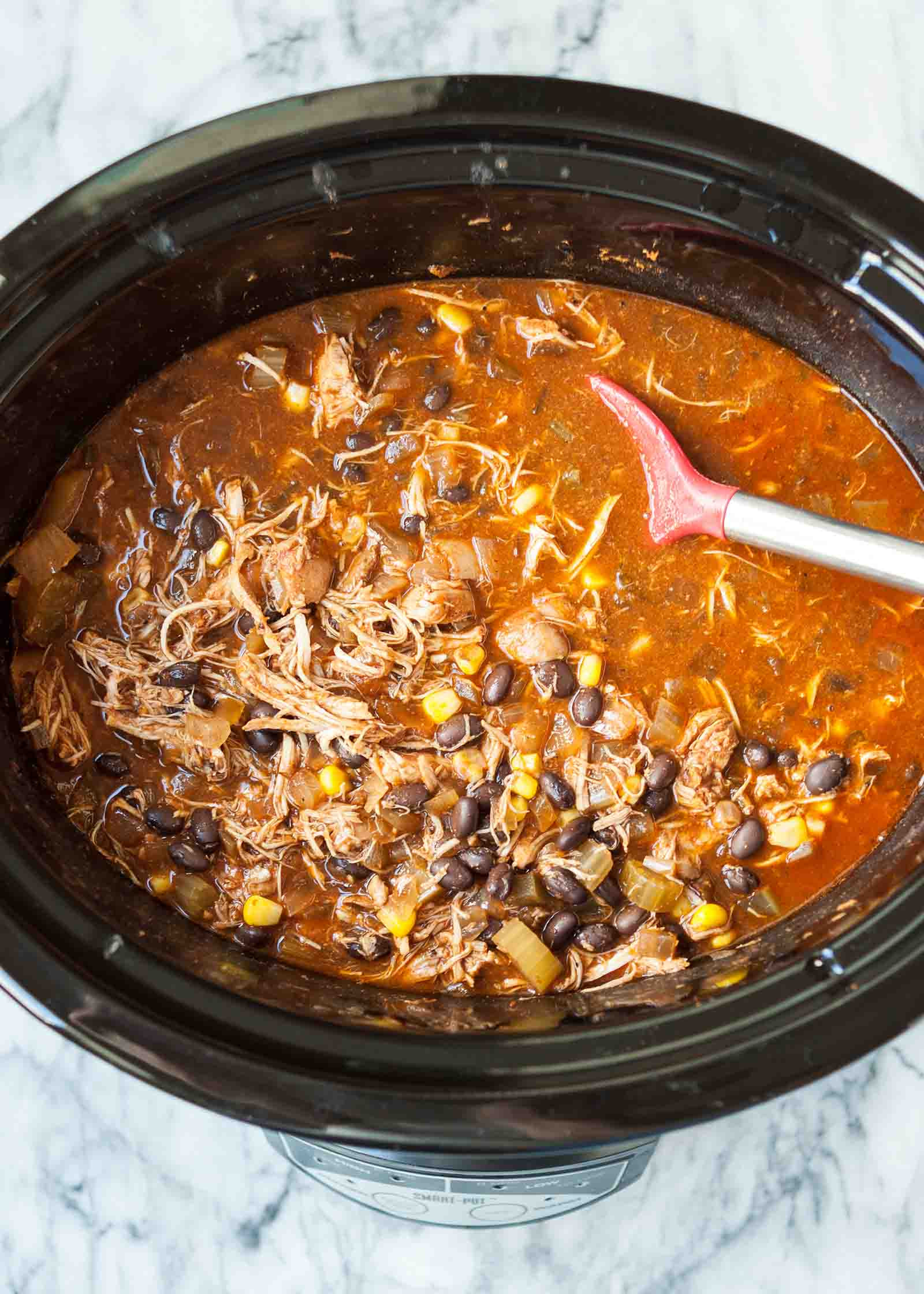 Chicken Chili Recipes
 Slow Cooker Shredded Chicken Chili Recipe