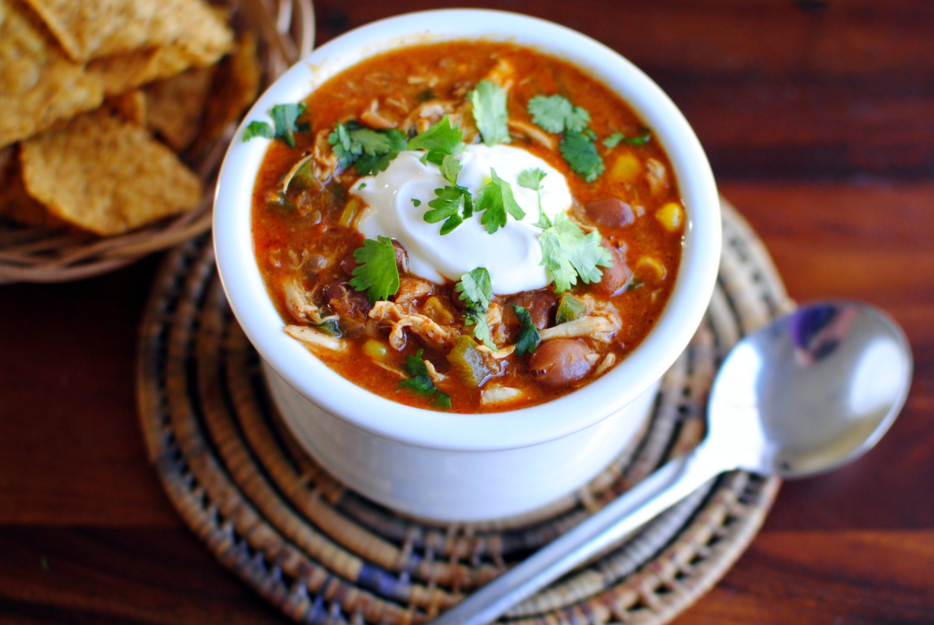 Chicken Chili Soup
 Simply Scratch Southwest Chicken Chili Simply Scratch