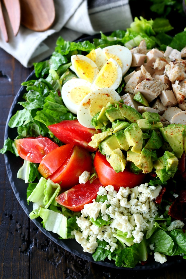 Chicken Cobb Salad
 Healthy Chicken Cobb Salad Kim s Cravings