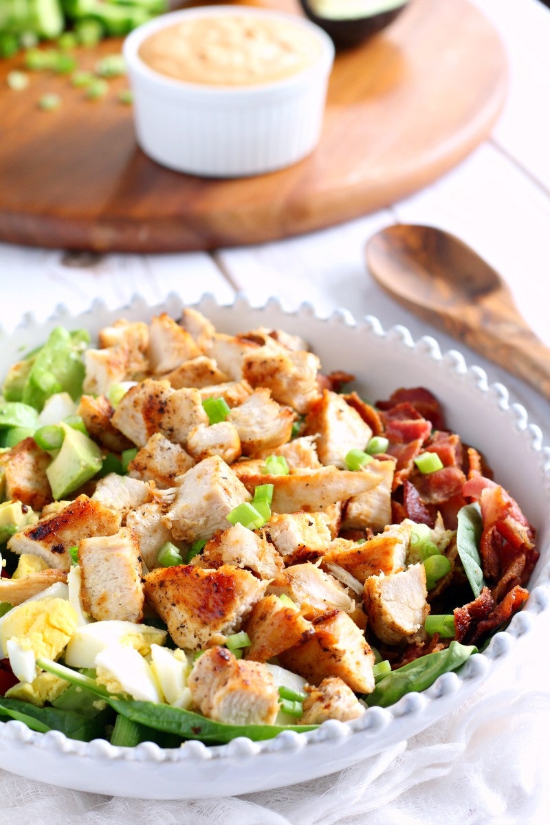 Chicken Cobb Salad
 Paleo Chicken Cobb Salad with Buffalo Ranch Whole30