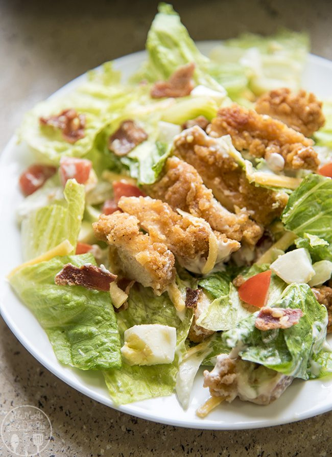 Chicken Cobb Salad
 Crispy Chicken Cobb Salad Like Mother Like Daughter