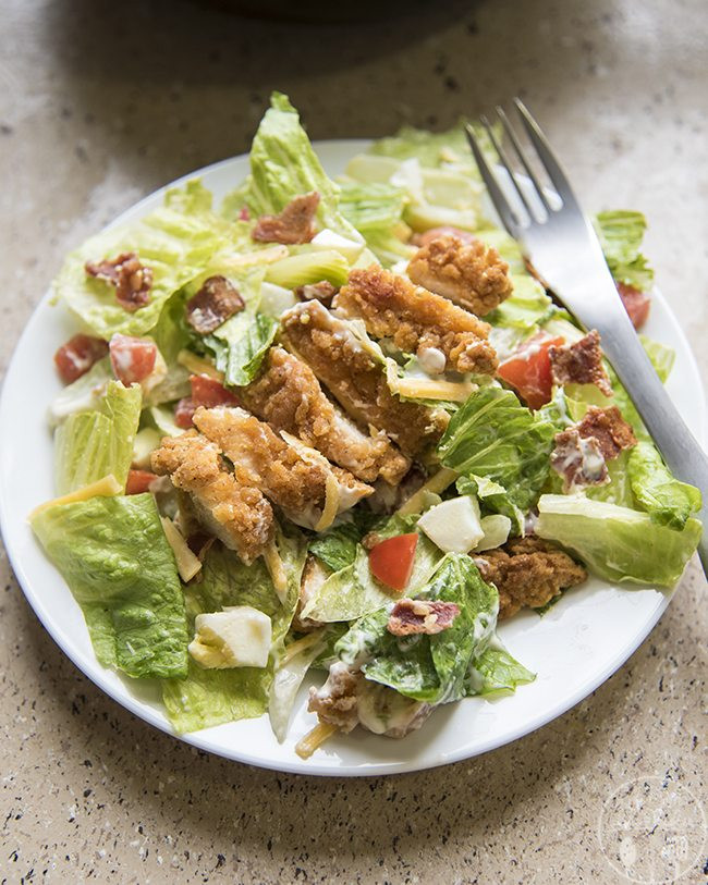 Chicken Cobb Salad
 Crispy Chicken Cobb Salad Like Mother Like Daughter