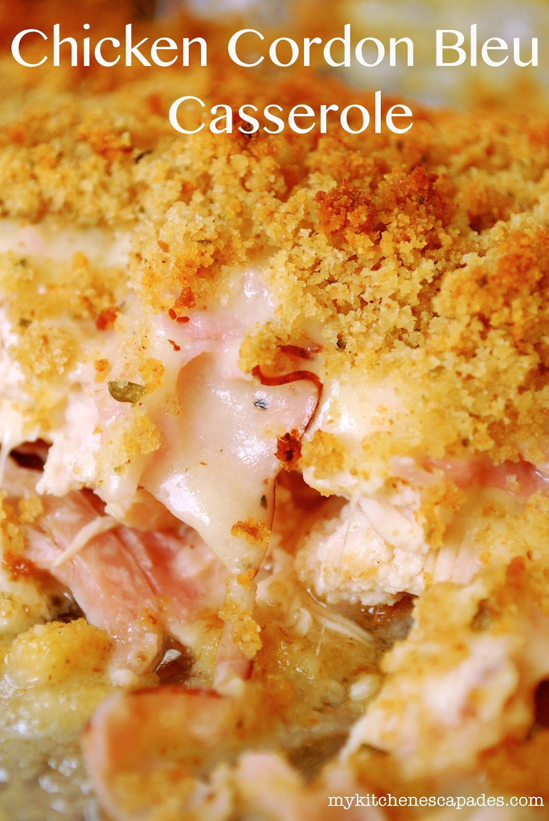Chicken Cordon Bleu Casserole Recipe
 Chicken Cordon Bleu Casserole TGIF This Grandma is Fun