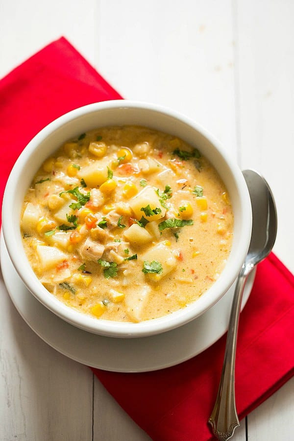 Chicken Corn Chowder
 Chipotle Chicken and Corn Chowder