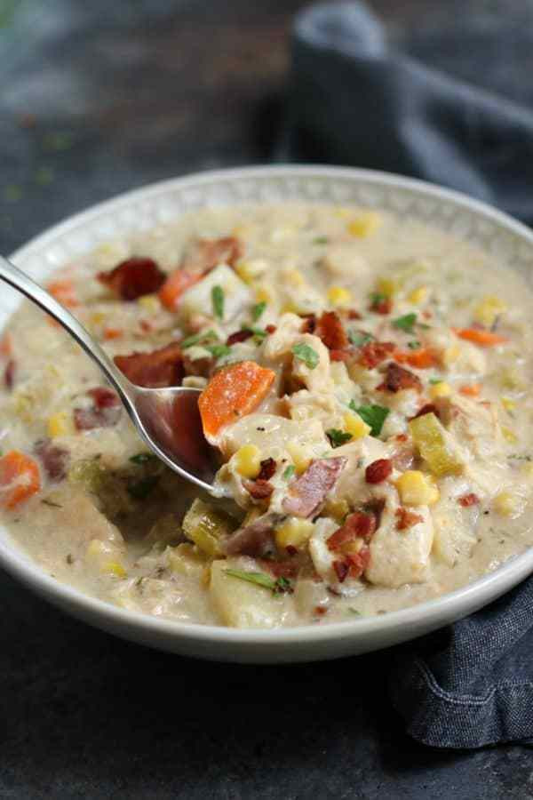 Chicken Corn Chowder Slow Cooker
 Slow Cooker Chicken Corn Chowder The Real Food Dietitians