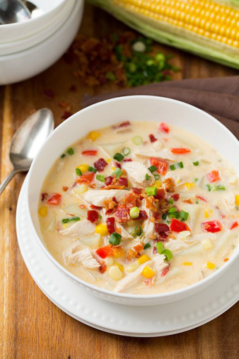 Chicken Corn Chowder
 25 Fall Soups Chowders and Chilies