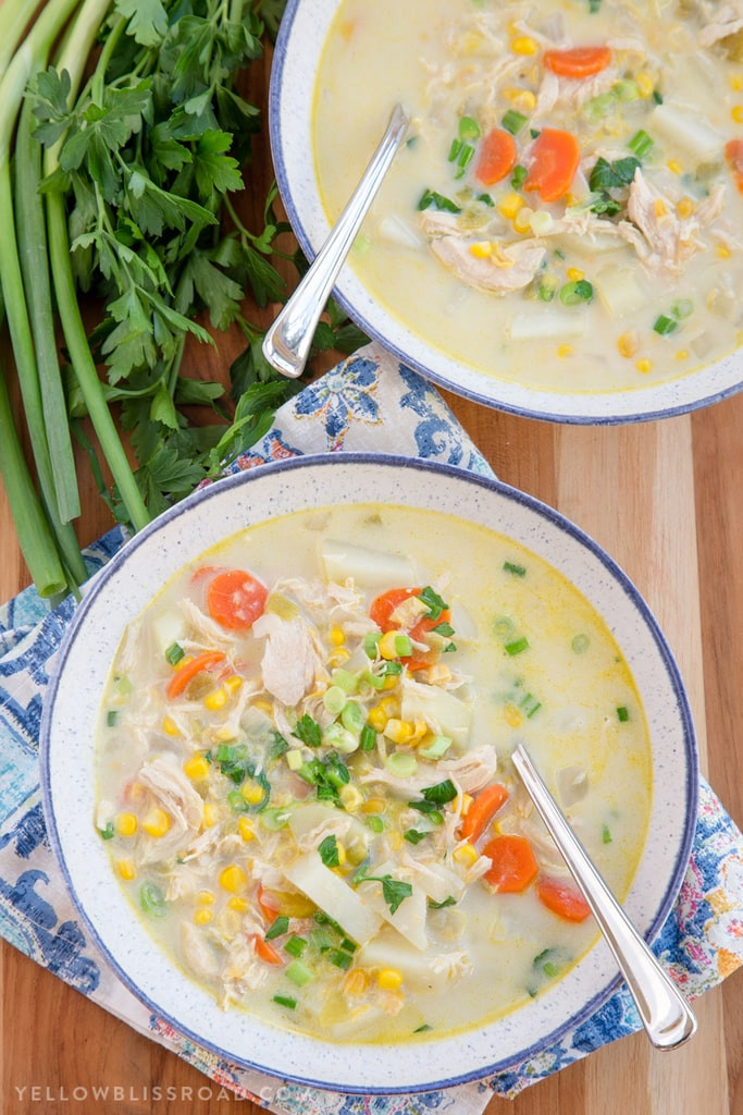 Chicken Corn Chowder
 Chicken & Corn Chowder Yellow Bliss Road