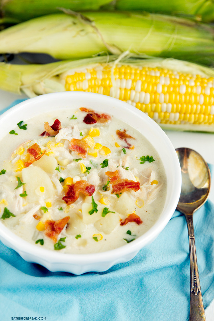 Chicken Corn Chowder
 Chicken Corn Chowder Gather for Bread