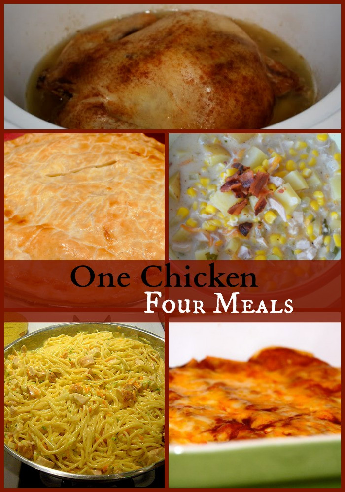 Chicken Crock Pot Dinner
 How to Get Four Meals from a Whole Chicken The Happy