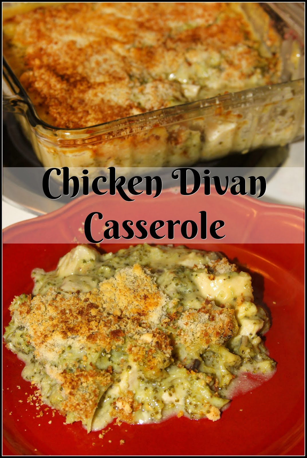 Chicken Divan Casserole
 For the Love of Food Chicken Divan Casserole
