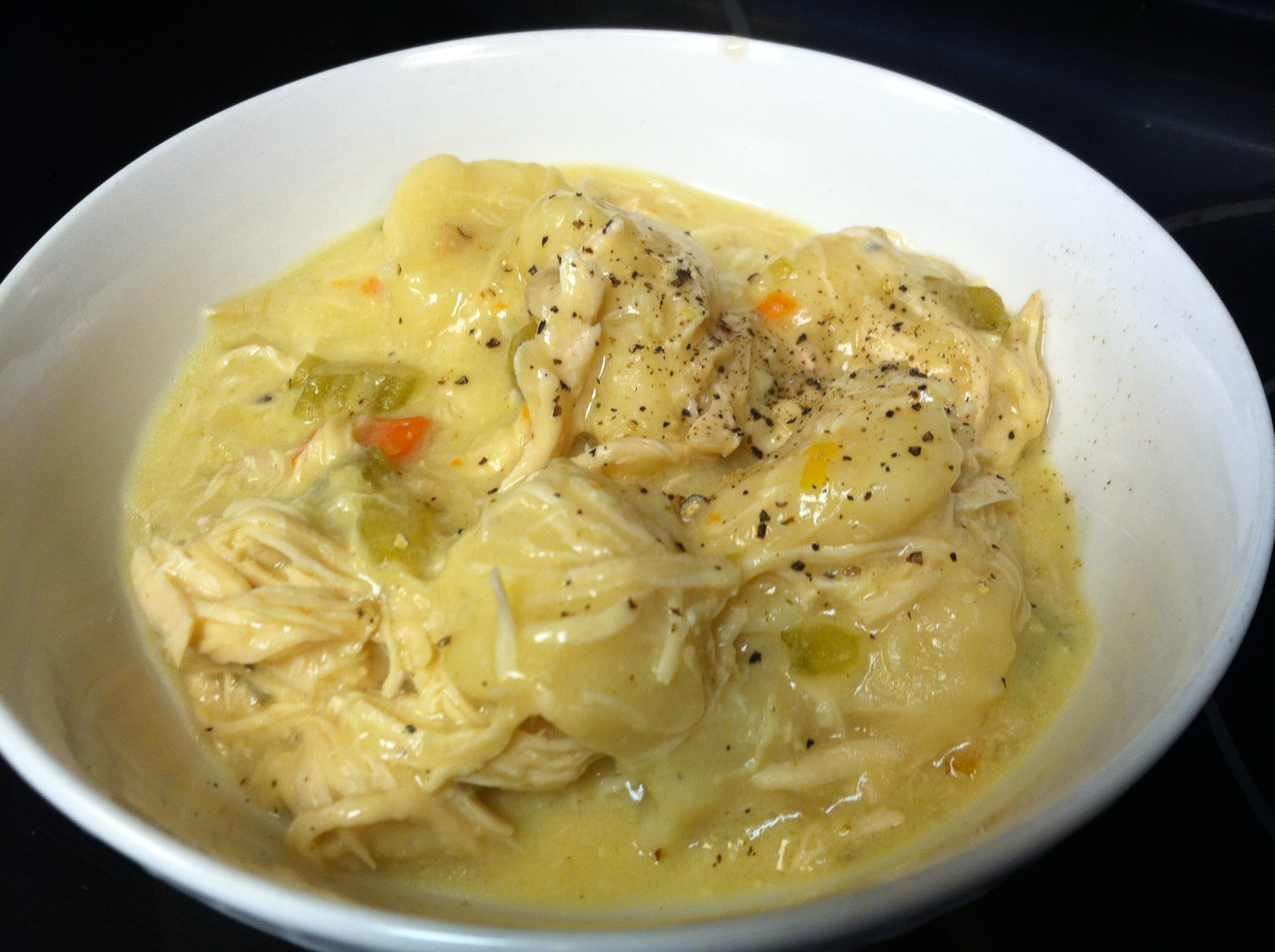 Chicken Dumplings Crock Pot
 Crock Pot Chicken and Dumplings – Scratch this with Sandy