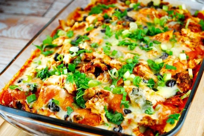 Chicken Enchilada Casserole Recipe
 Chicken Enchilada Casserole Recipe 8 Smart Points LaaLoosh