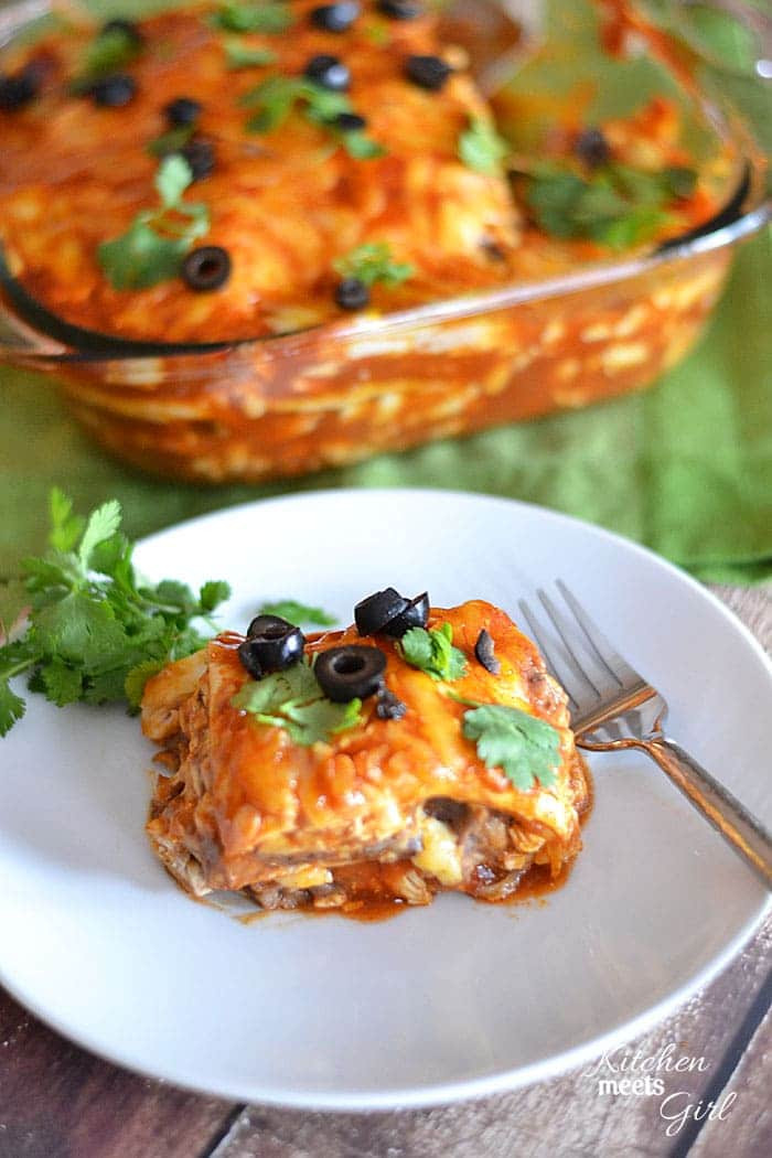 Chicken Enchilada Casserole Recipe
 Cheesy Chicken Enchilada Casserole