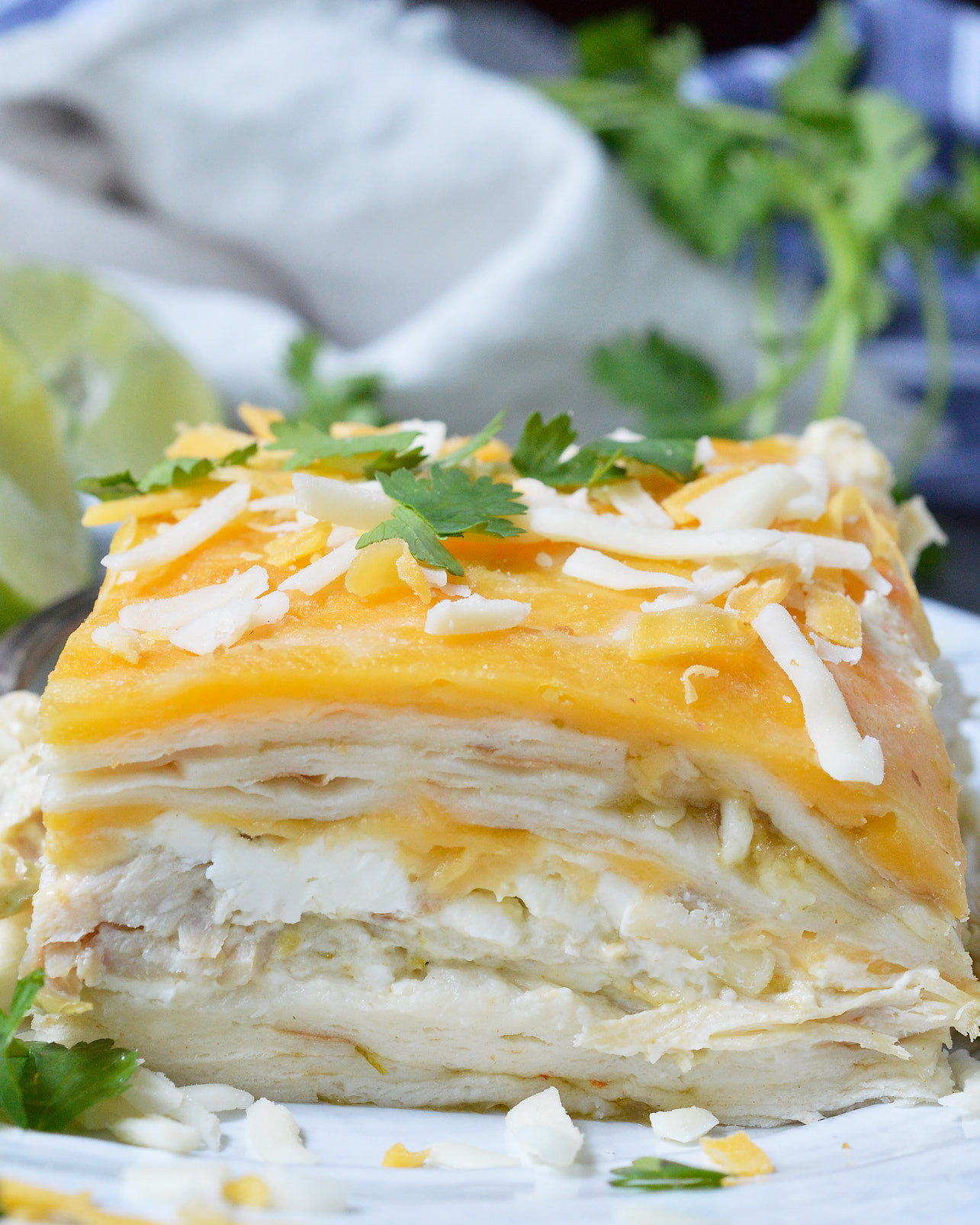 Chicken Enchilada Casserole Recipe
 Green Chicken Enchilada Casserole WonkyWonderful