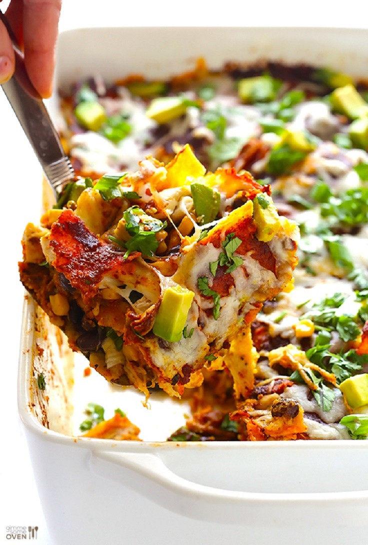 Chicken Enchilada Casserole Recipe
 Top 10 Best Clean Eating Recipes for 2016 Top Inspired
