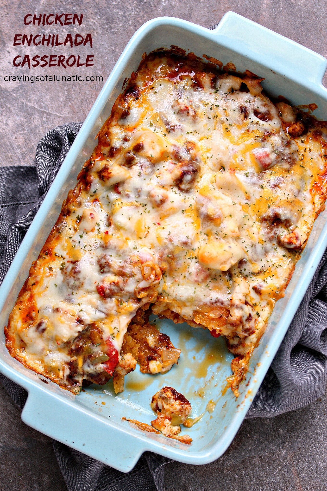 Chicken Enchilada Casserole
 Easy Homemade Enchilada Sauce