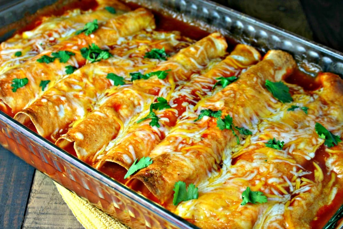 Chicken Enchiladas Recipe
 Cheesy Chicken Enchiladas Life Love and Good Food