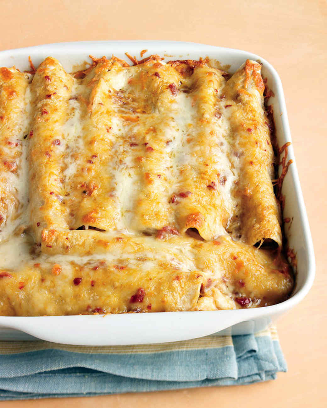 Chicken Enchiladas Recipe
 Lighter Chicken Enchiladas Recipe & Video