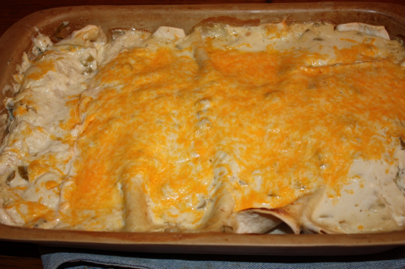 Chicken Enchiladas With Green Sauce
 Busy Hands Busy Minds Chicken Enchiladas with Creamy