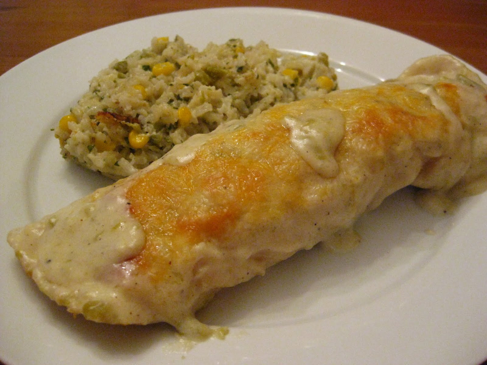 Chicken Enchiladas With Green Sauce
 A Taste of Home Cooking White Chicken Enchiladas with