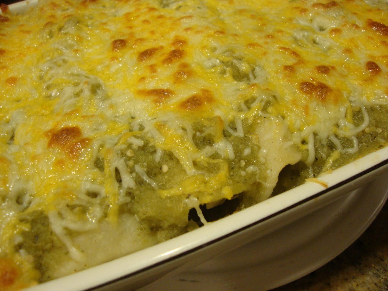 Chicken Enchiladas With Green Sauce
 Polly Julie and Julia Chicken Enchiladas with Green Sauce