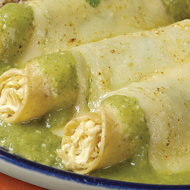 Chicken Enchiladas With Green Sauce
 Green Chile Chicken Enchilada Recipe