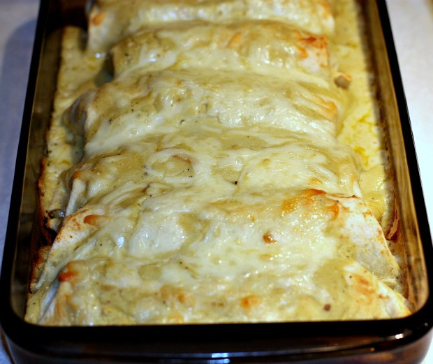 Chicken Enchiladas With Green Sauce
 Recipes For Divine Living Chicken Enchiladas with Green