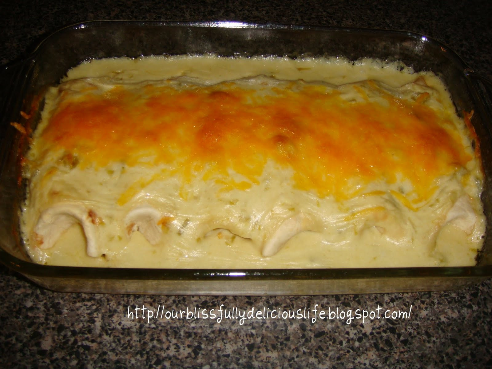 Chicken Enchiladas With Green Sauce
 Our Blissfully Delicious Life Chicken Enchiladas with